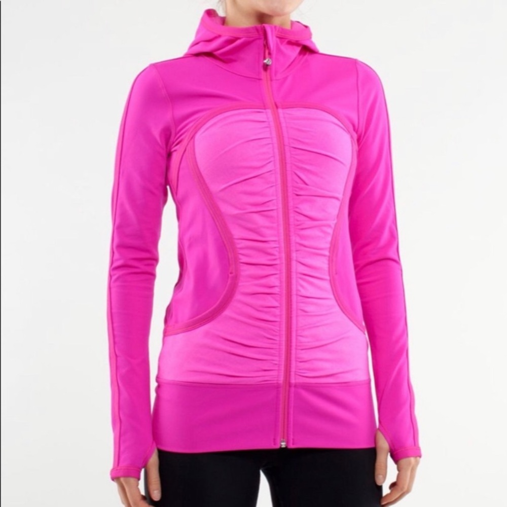 Lululemon Pure Balance Long Jacket 6 Fair Cond